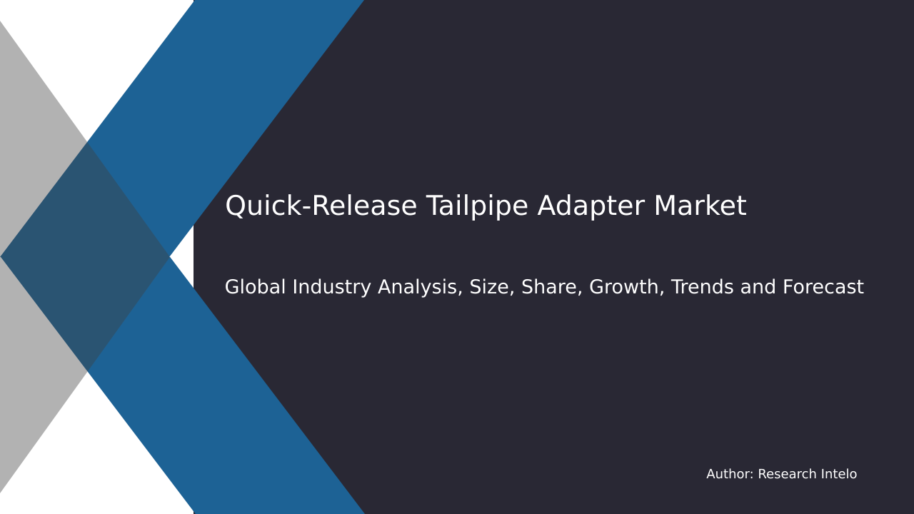 Quick-Release Tailpipe Adapter Market Research Report 2033